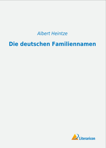Die deutschen Familiennamen